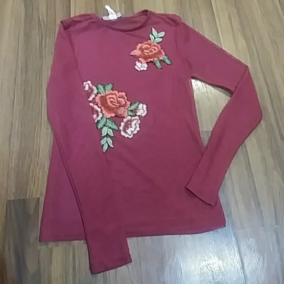 See through rose 🌹 long sleve shirt - Picture 4 of 4